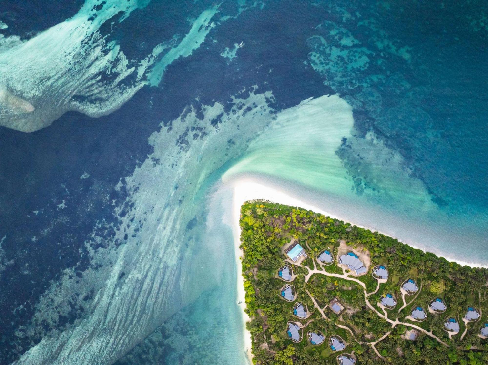 Waldorf Astoria Seychelles Platte Island Hotel Bagian luar foto