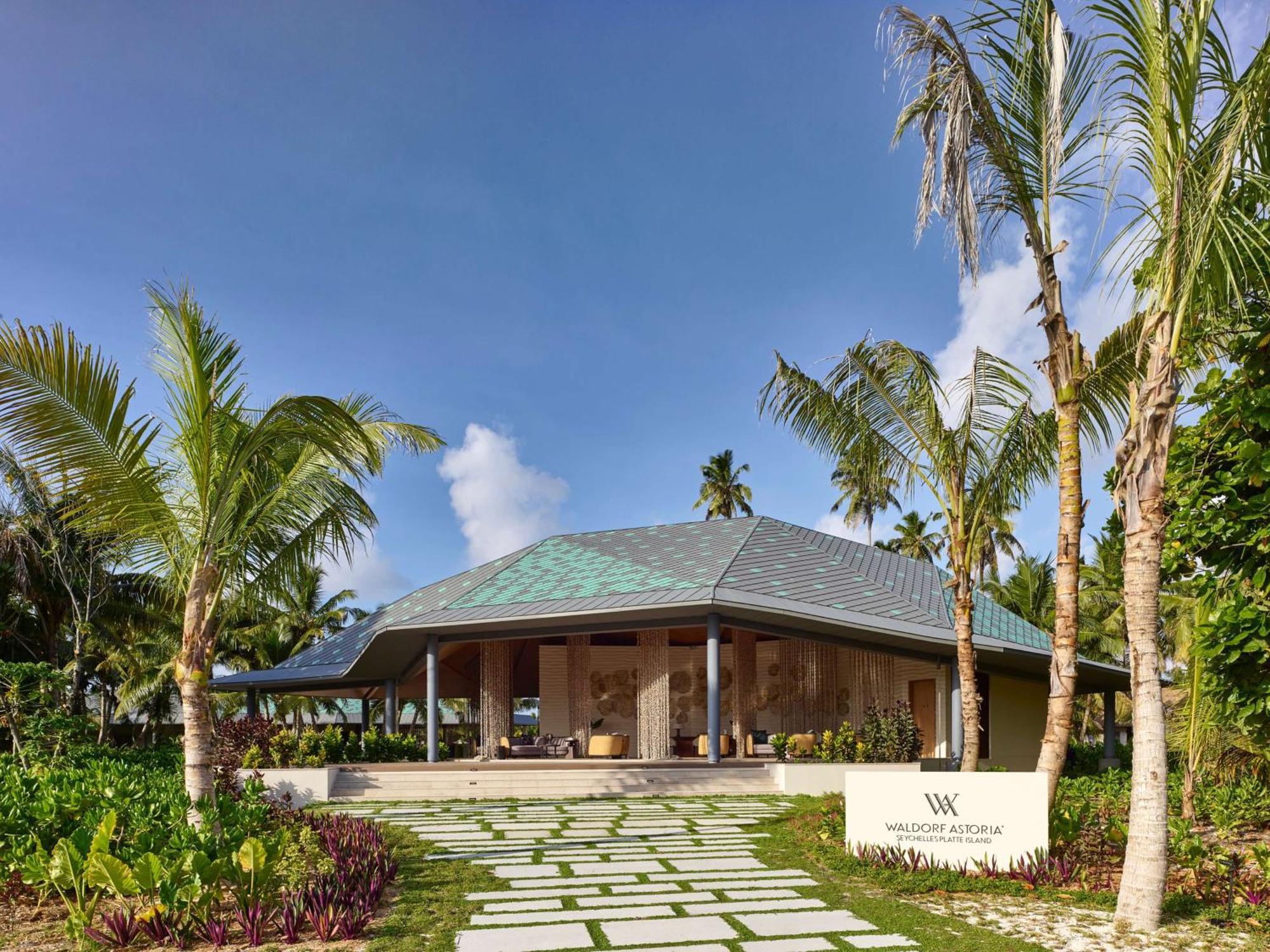 Waldorf Astoria Seychelles Platte Island Hotel Bagian luar foto