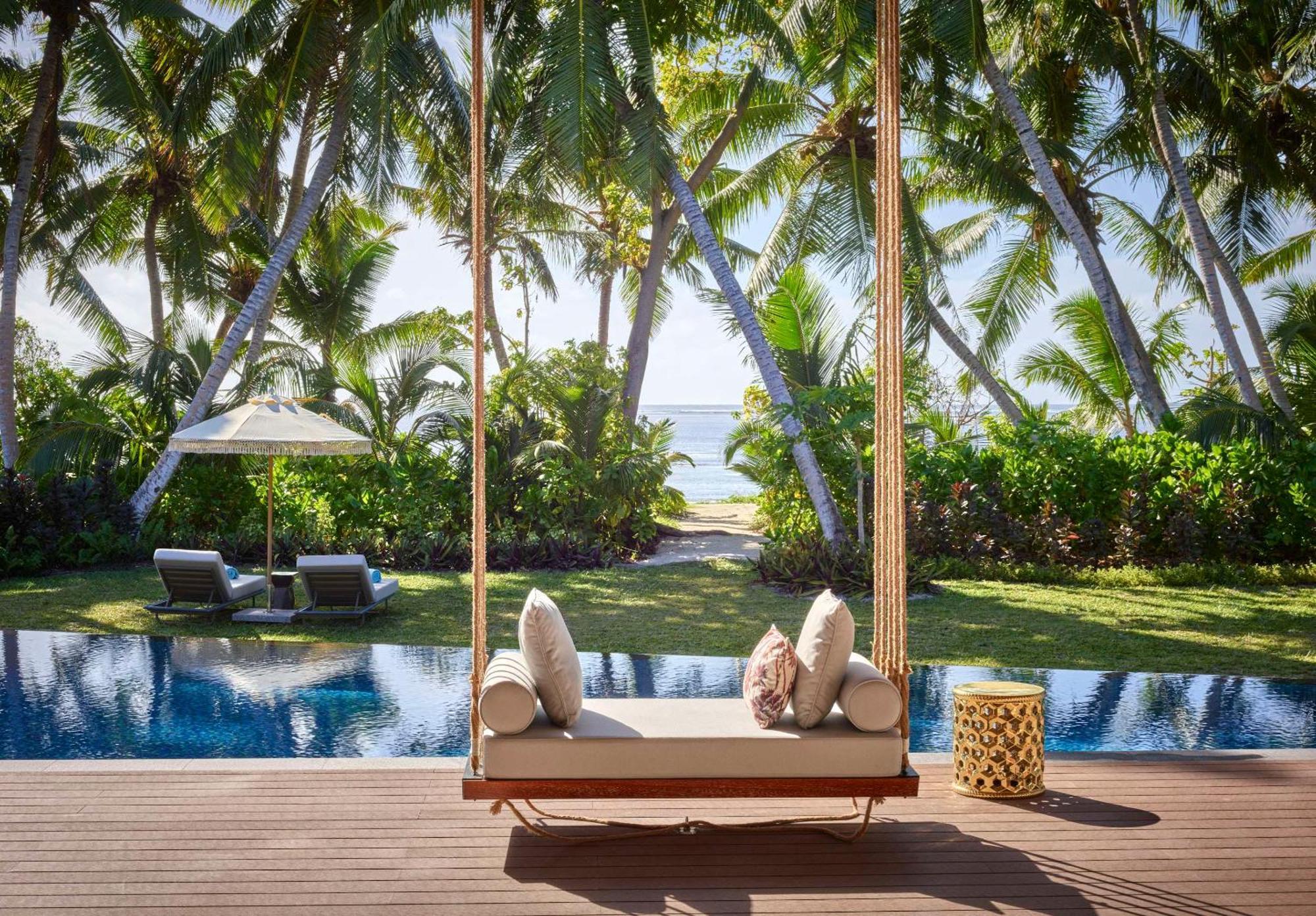 Waldorf Astoria Seychelles Platte Island Hotel Bagian luar foto