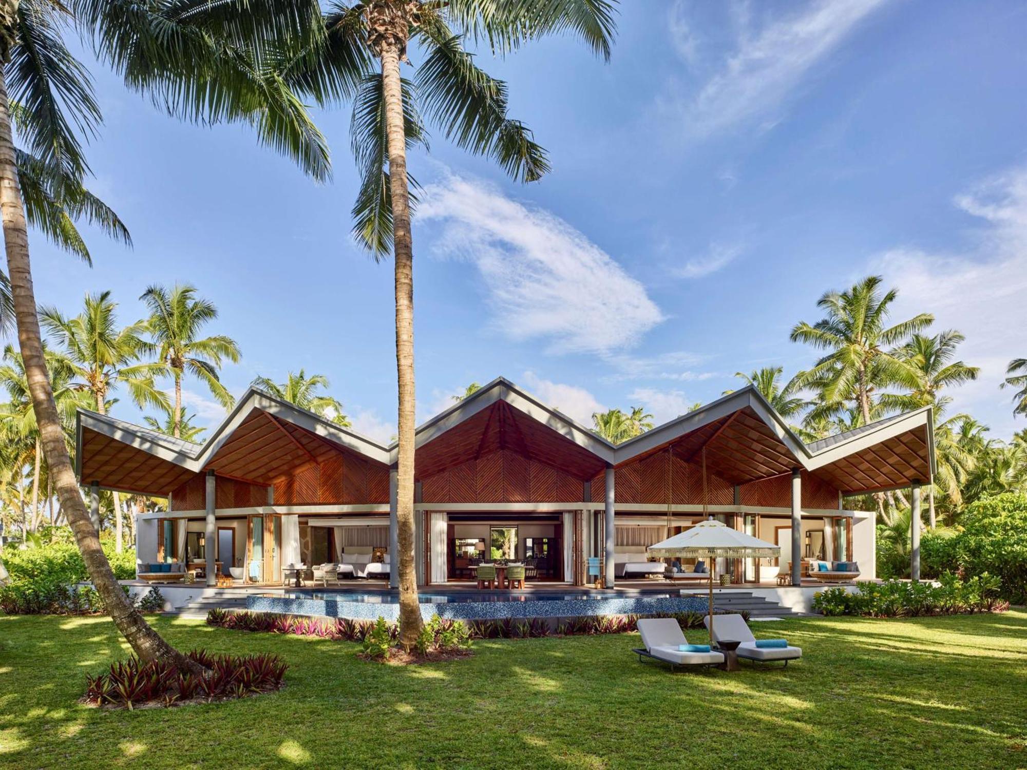 Waldorf Astoria Seychelles Platte Island Hotel Bagian luar foto