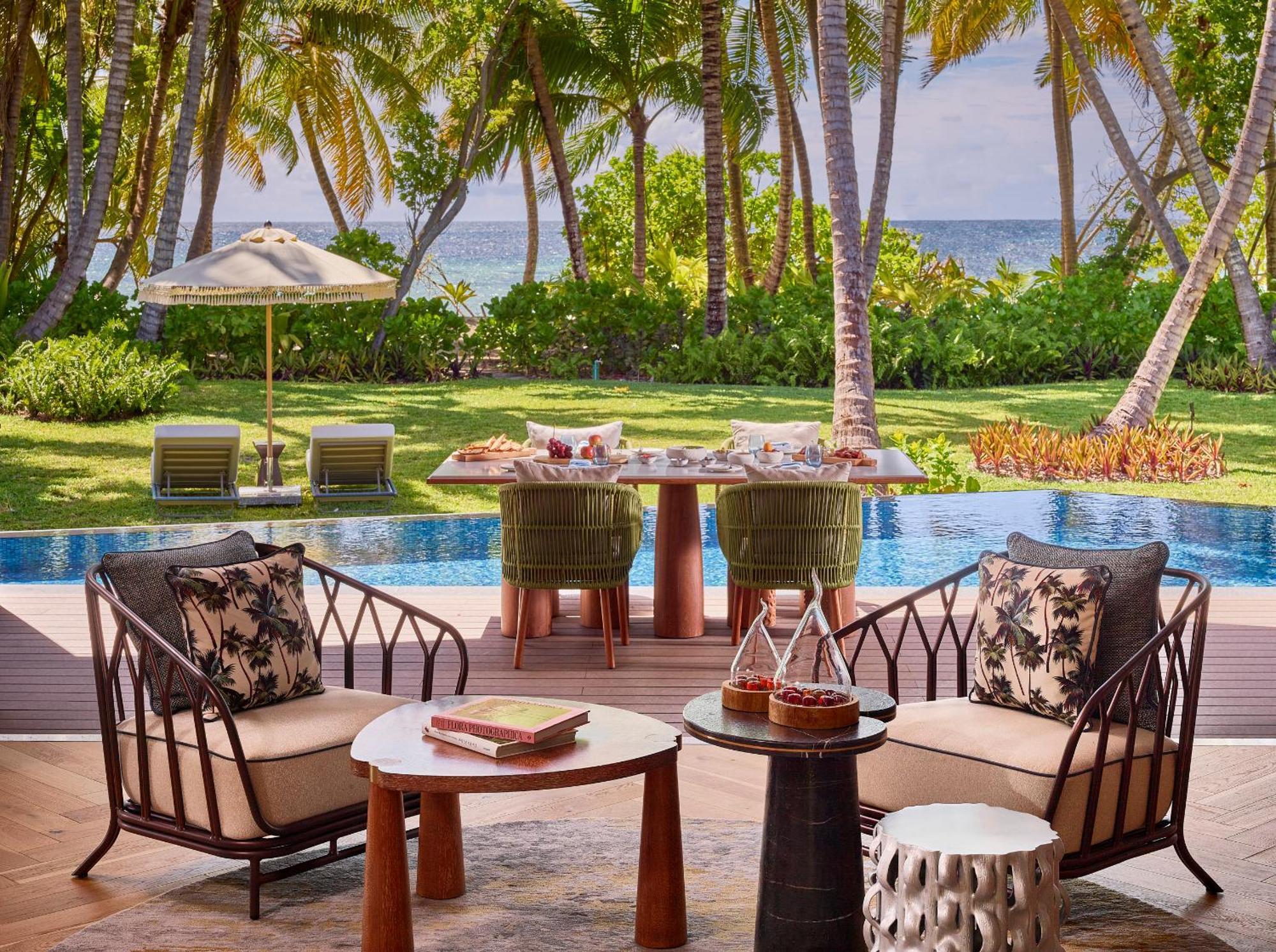 Waldorf Astoria Seychelles Platte Island Hotel Bagian luar foto