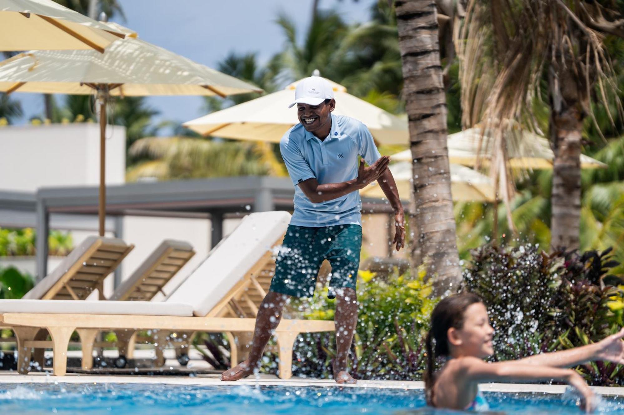 Waldorf Astoria Seychelles Platte Island Hotel Bagian luar foto
